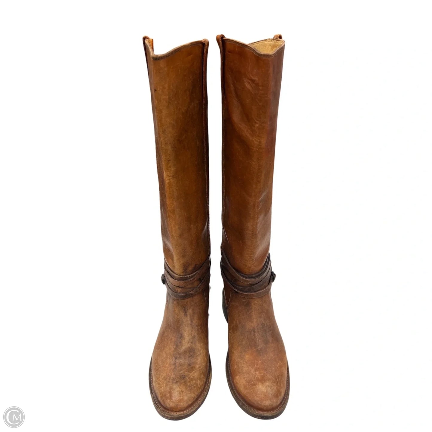 Boots Designer By Frye In Brown, Size: 7