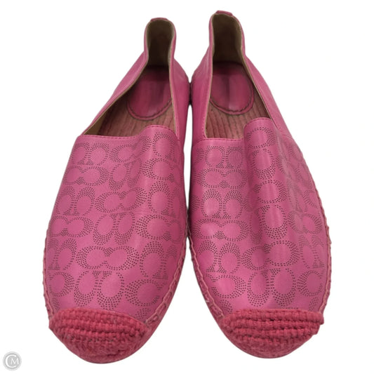 Shoes Designer By Coach In Pink, Size: 9