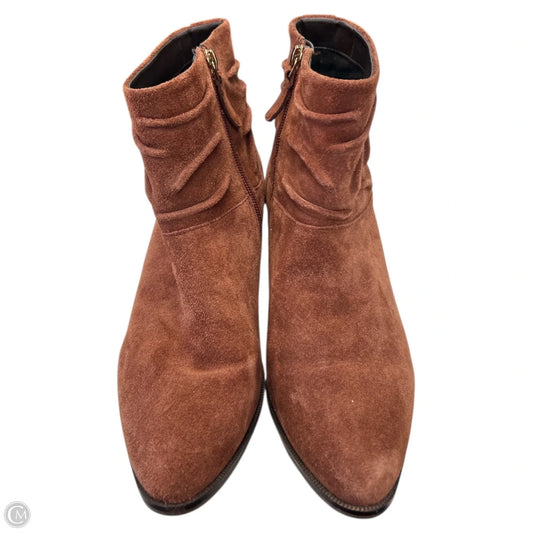 Boots Ankle Heels By Cole-haan In Brown, Size: 7.5