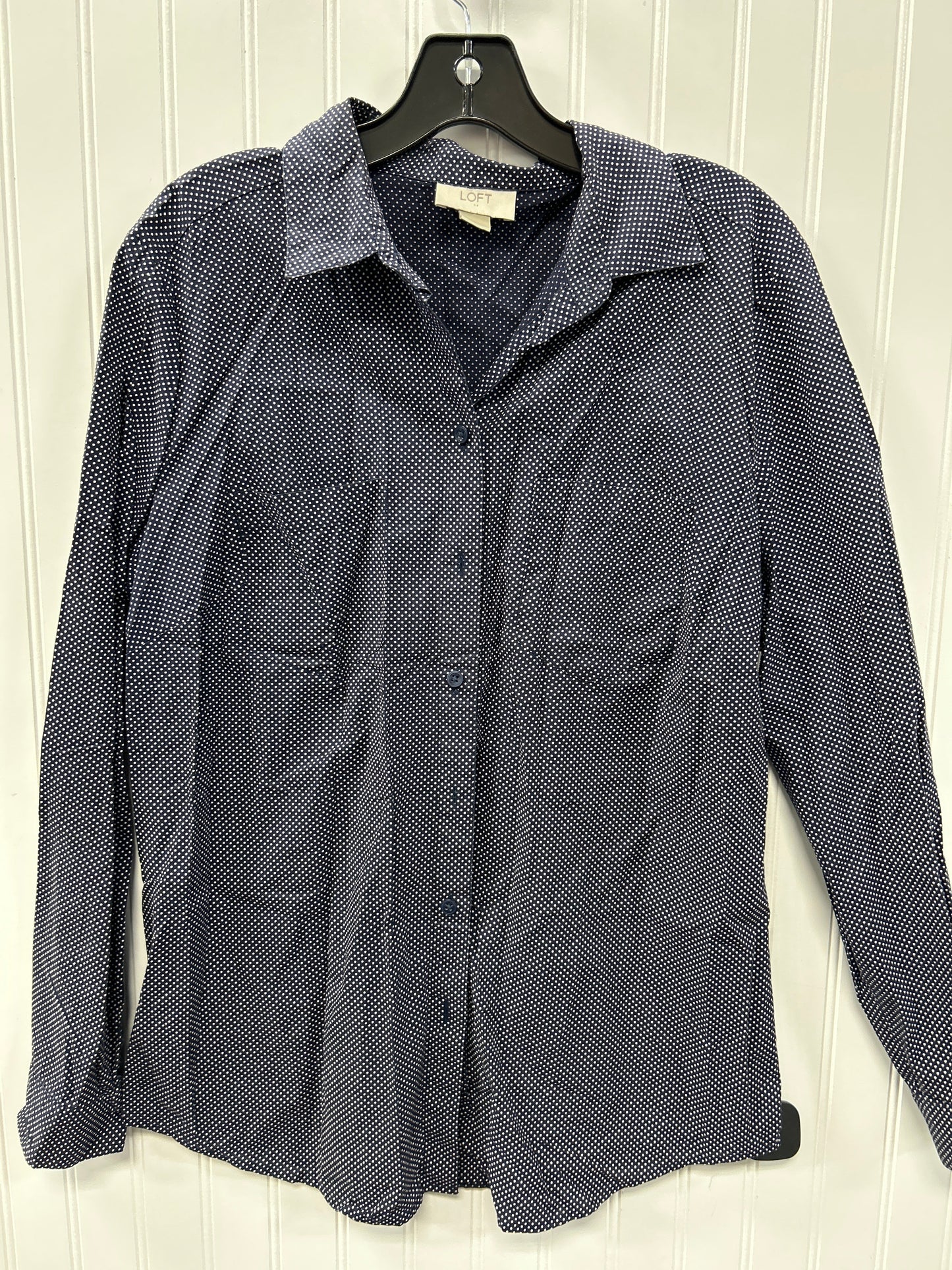 Top Ls By Loft In Navy, Size:L