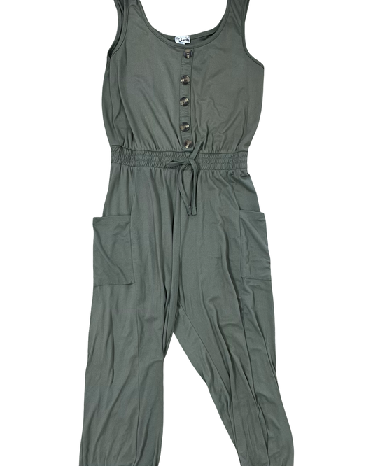 Jumpsuit By J For Justify In Green, Size:M