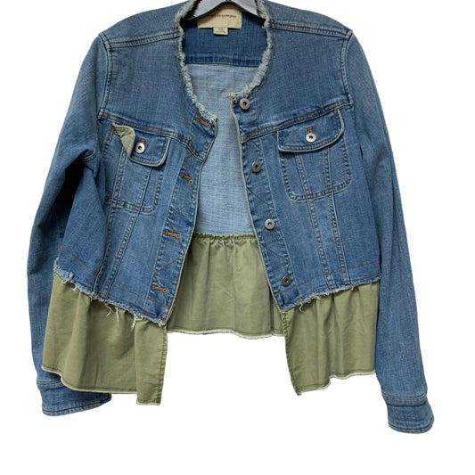 Jacket Denim By Pilcro In Blue Denim, Size: M