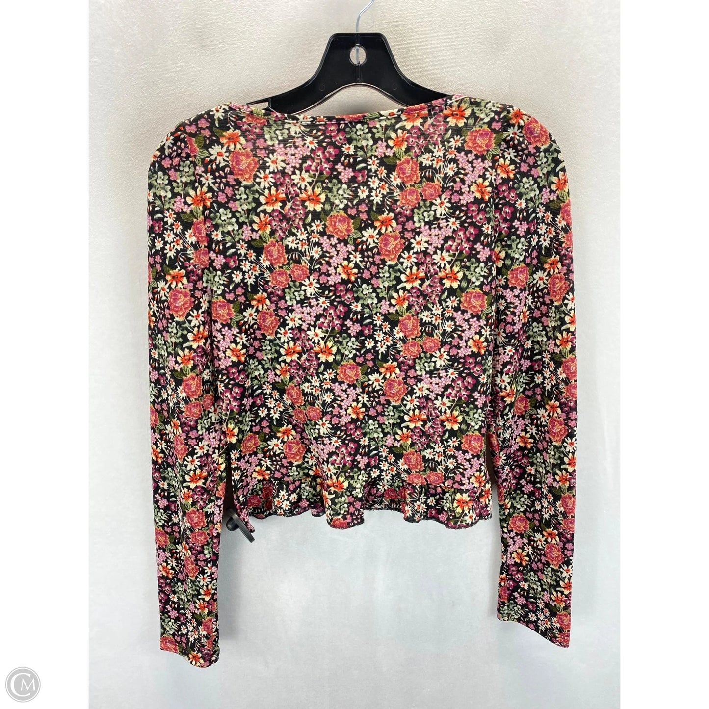 Top Long Sleeve By Wild Fable In Floral Print, Size: S