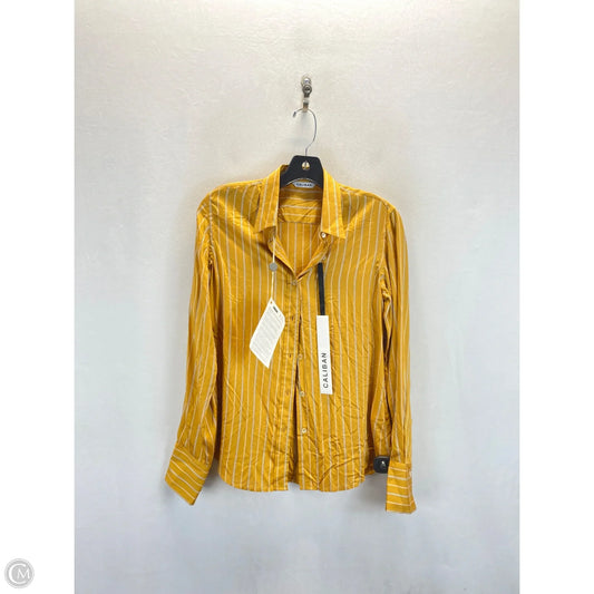 Top Long Sleeve By Cmc In Yellow, Size: 42
