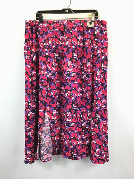 Pink & Purple Skirt Maxi Shein, Size 3x