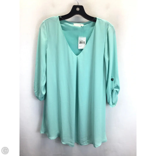 Dress Casual Short By Lush In Aqua, Size: S