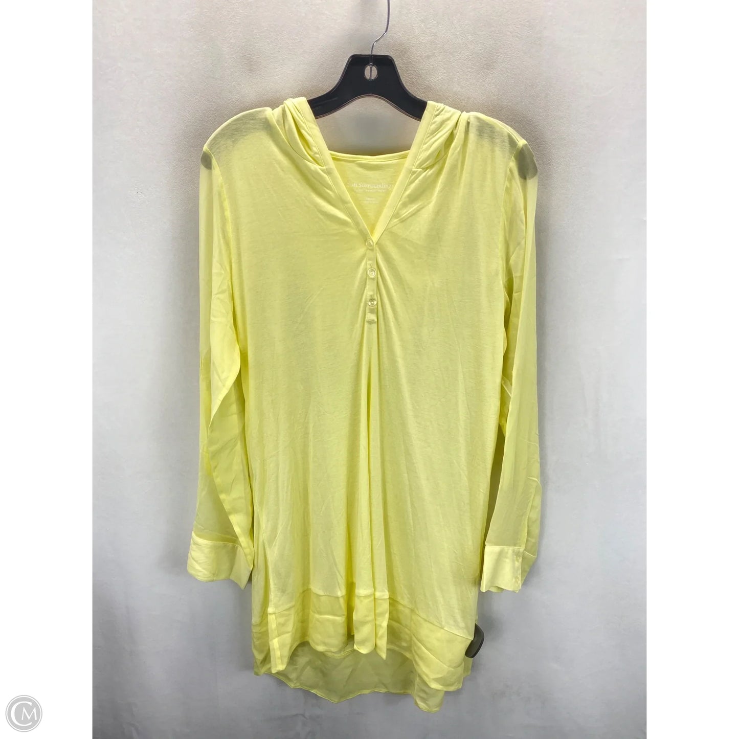 Top Long Sleeve By Soft Surroundings In Yellow, Size: M