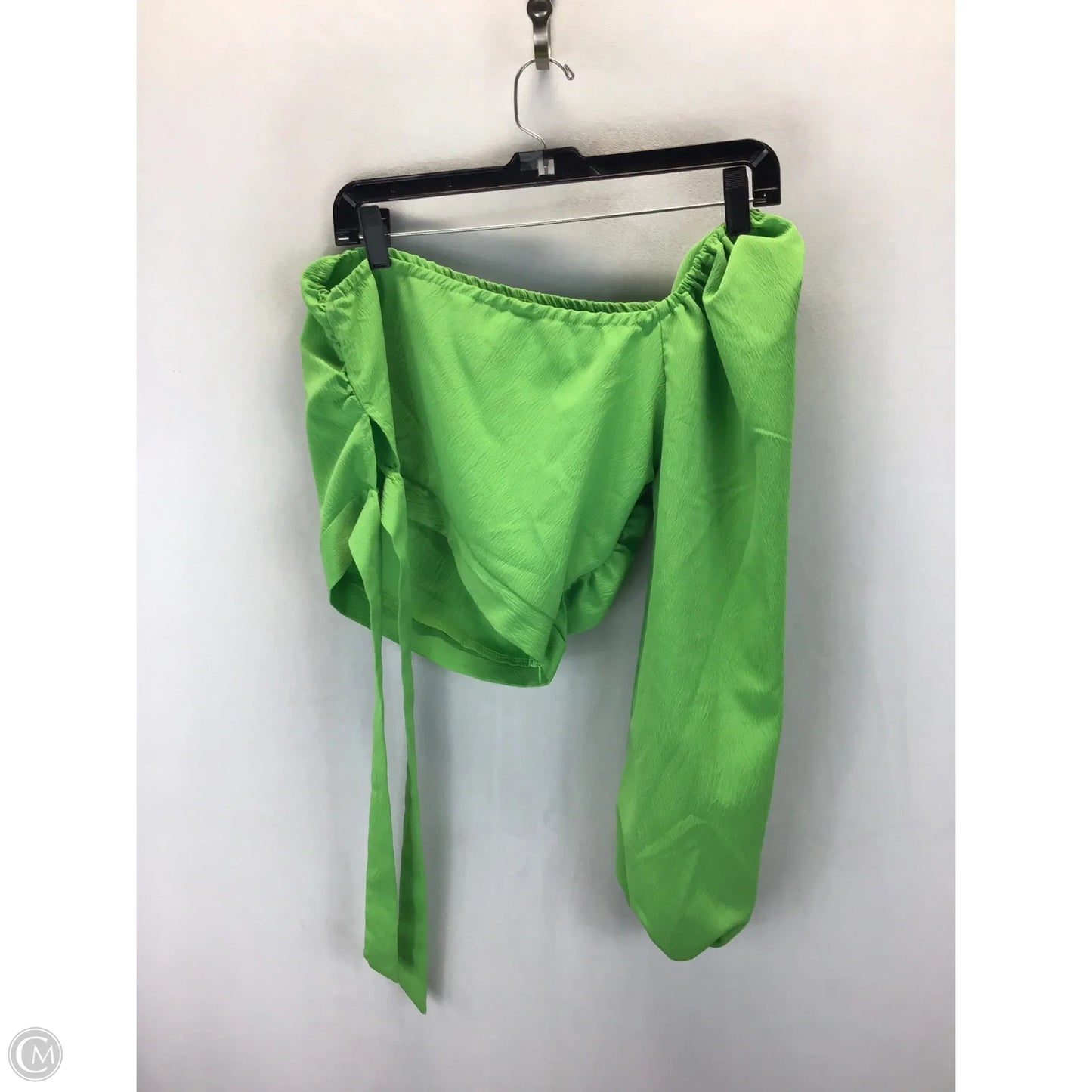 Top Long Sleeve By Shein In Green, Size: M