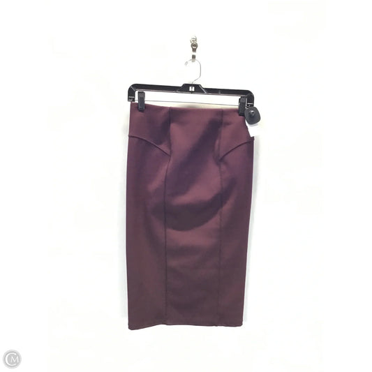 Skirt Midi By Zara In Purple, Size: M