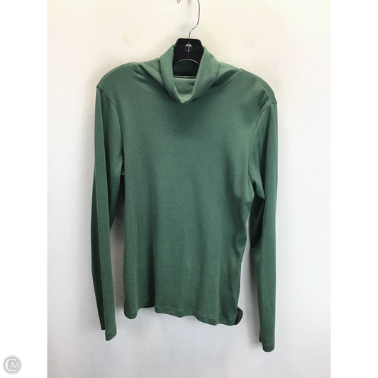 Top Long Sleeve By J. Crew In Green, Size: L