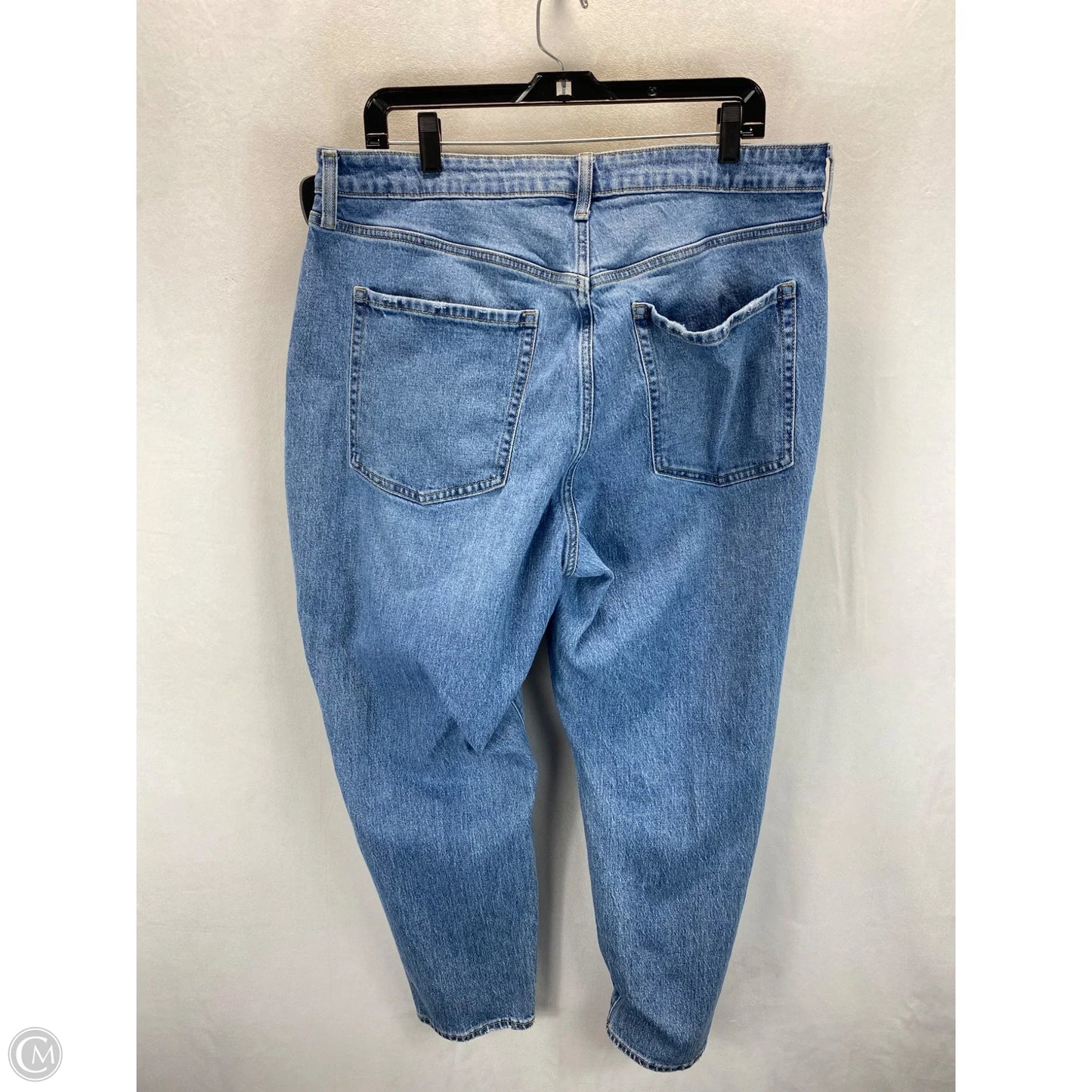 Jeans Straight By Old Navy In Blue Denim, Size: 18
