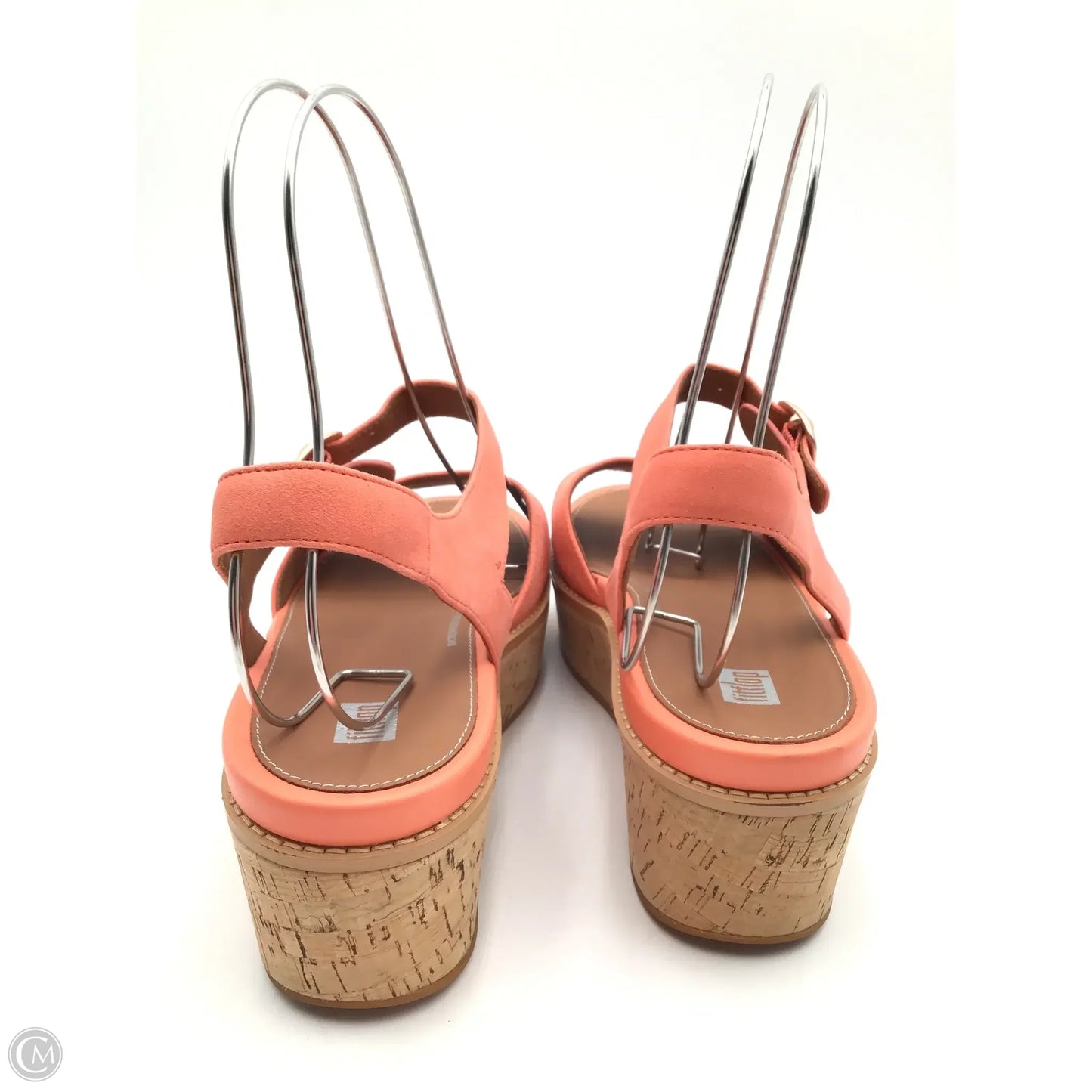 Sandals Heels Platform By Fitflop In Orange, Size: 9