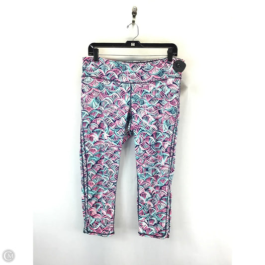 Pants Designer By Lilly Pulitzer In Blue & Pink, Size: Xl
