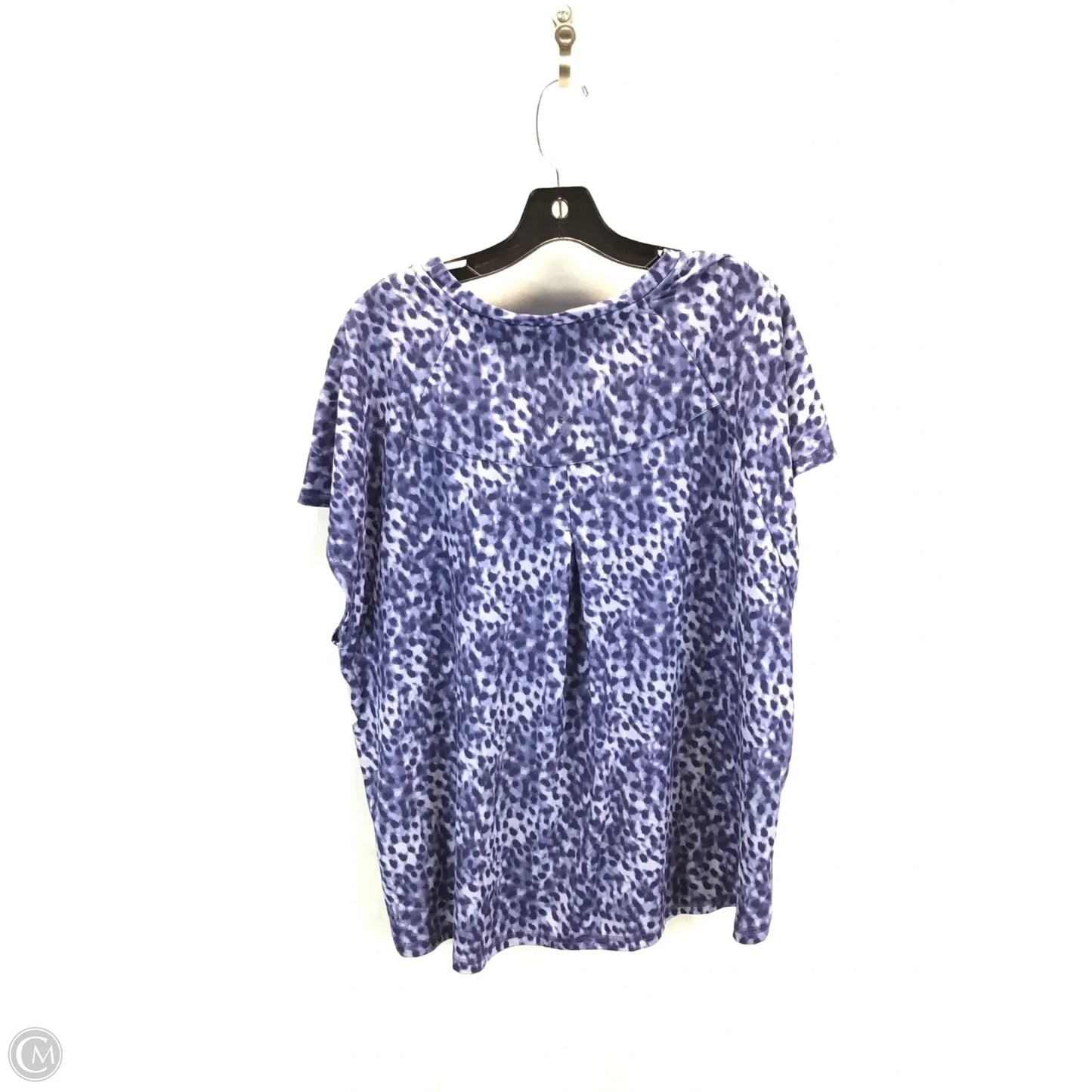 Top Short Sleeve By Tommy Bahama In Leopard Print, Size: L