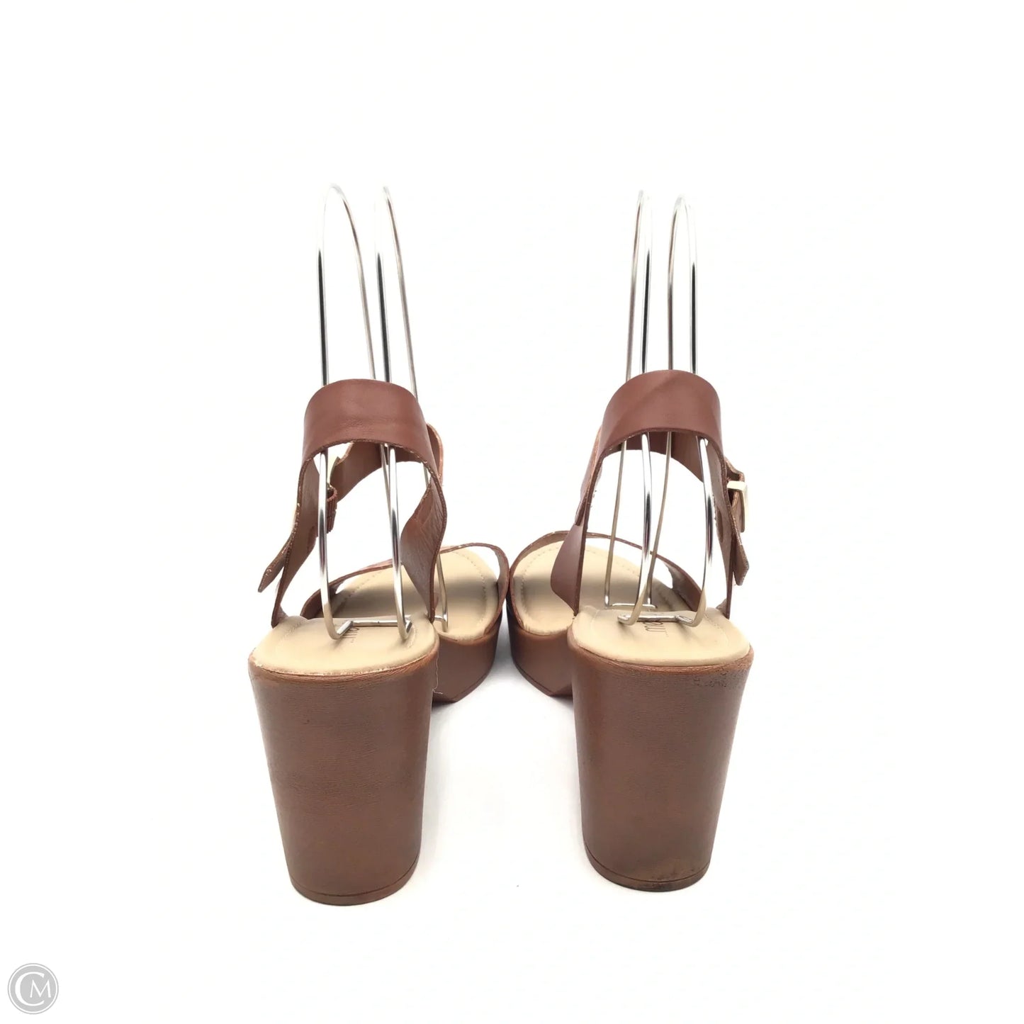 Sandals Heels Block By Me Too In Brown, Size: 11