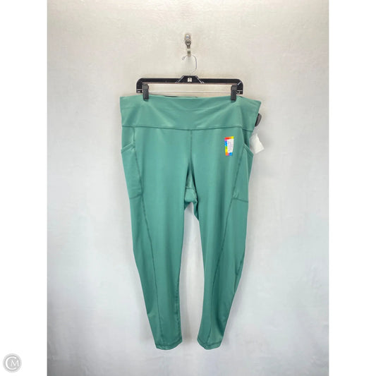 Athletic Pants By Ideology In Green, Size: 2x