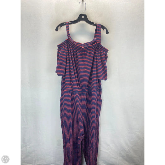 Jumpsuit By Woman Within In Striped Pattern, Size: 1x