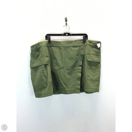 Skirt Mini & Short By Universal Thread In Green, Size: 26