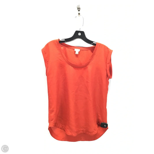 Top Sleeveless By J. Crew In Red, Size: 2