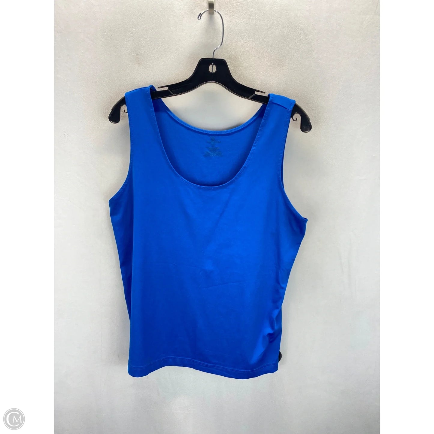 Top Sleeveless Basic By Worthington In Blue, Size: 1x