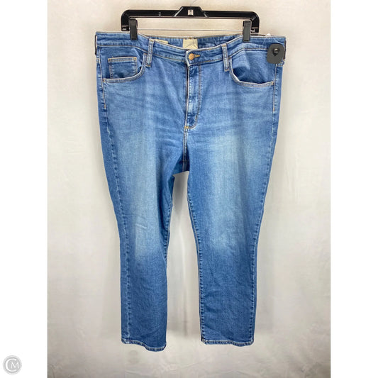 Jeans Skinny By Universal Thread In Blue Denim, Size: 18