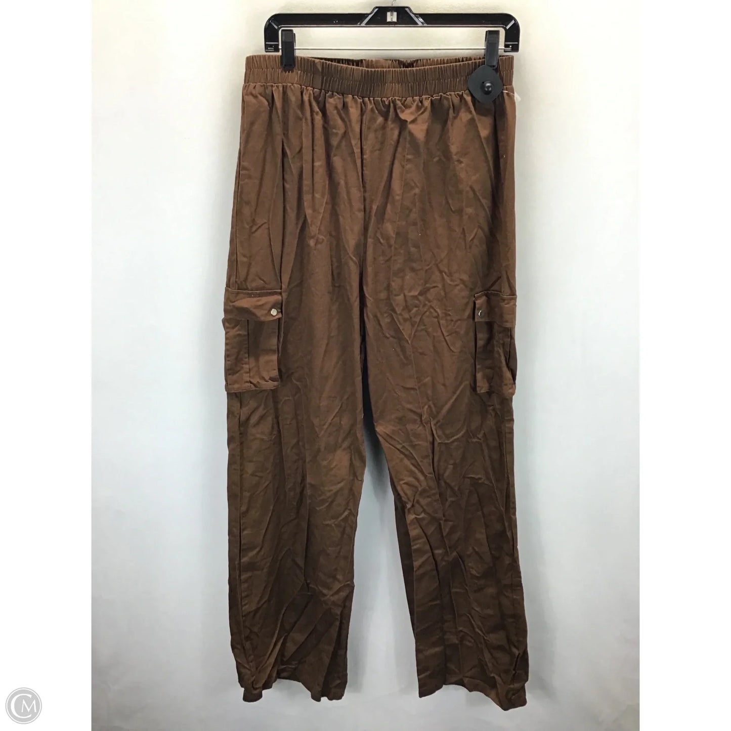 Pants Cargo & Utility By Pretty Little Thing In Brown, Size: 12