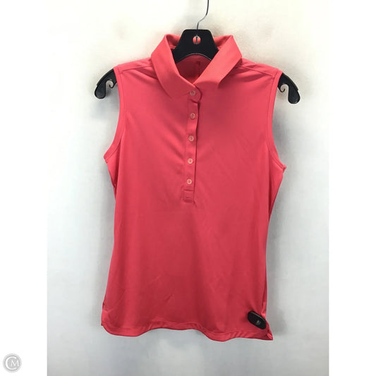 Athletic Tank Top By Nike Apparel In Coral, Size: S