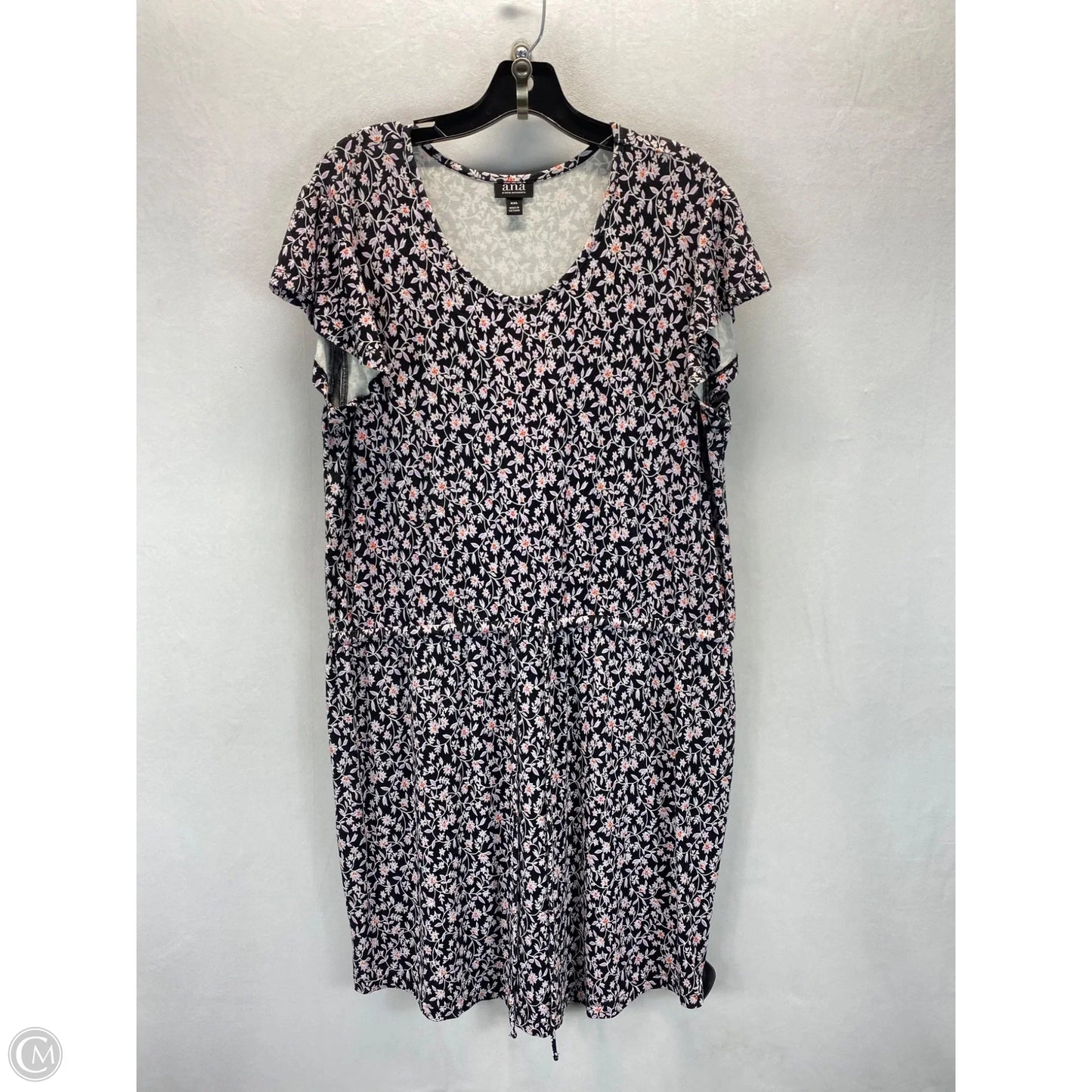 Dress Casual Short By Ana In Floral Print, Size: Xxl