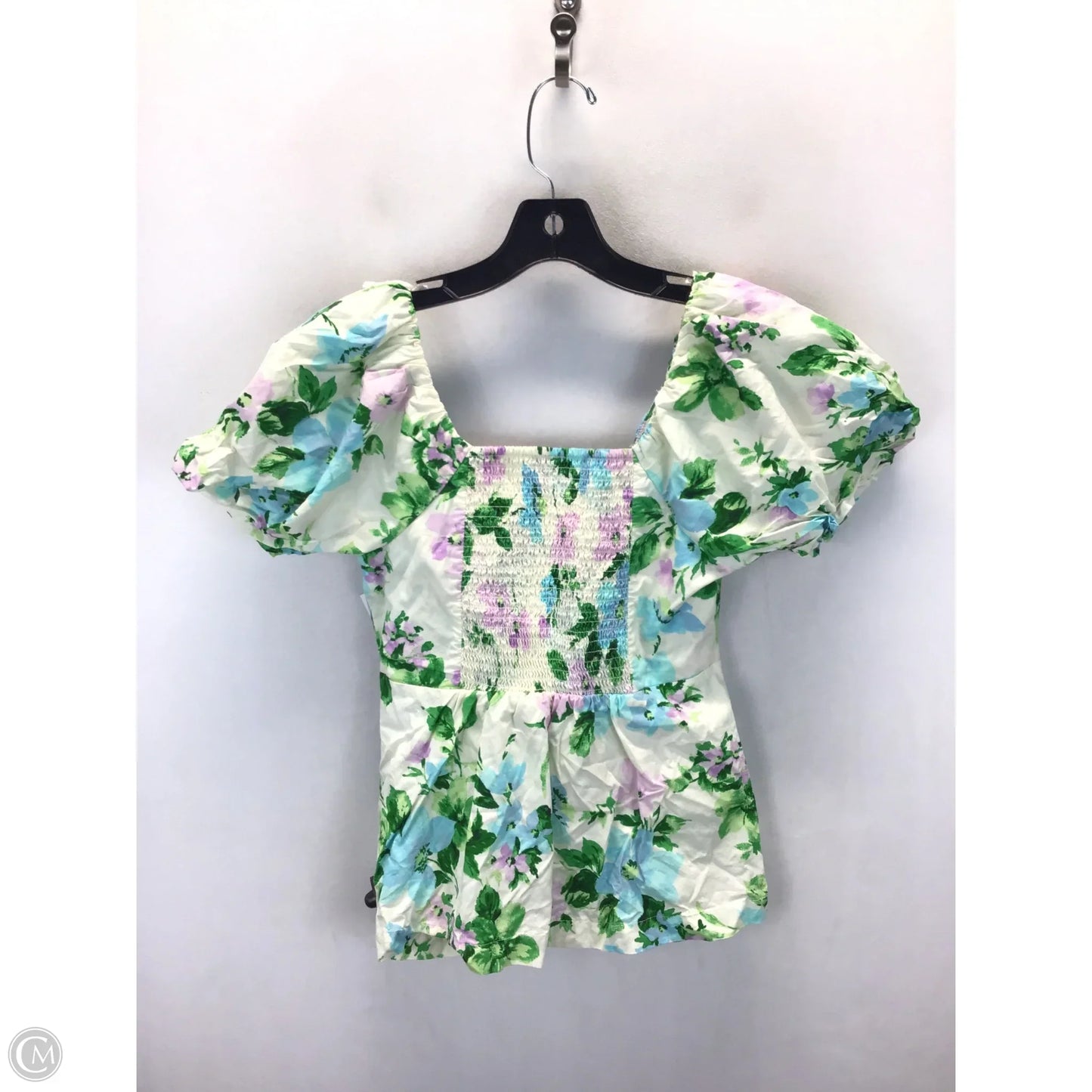 Top Short Sleeve By Old Navy In Floral Print, Size: S