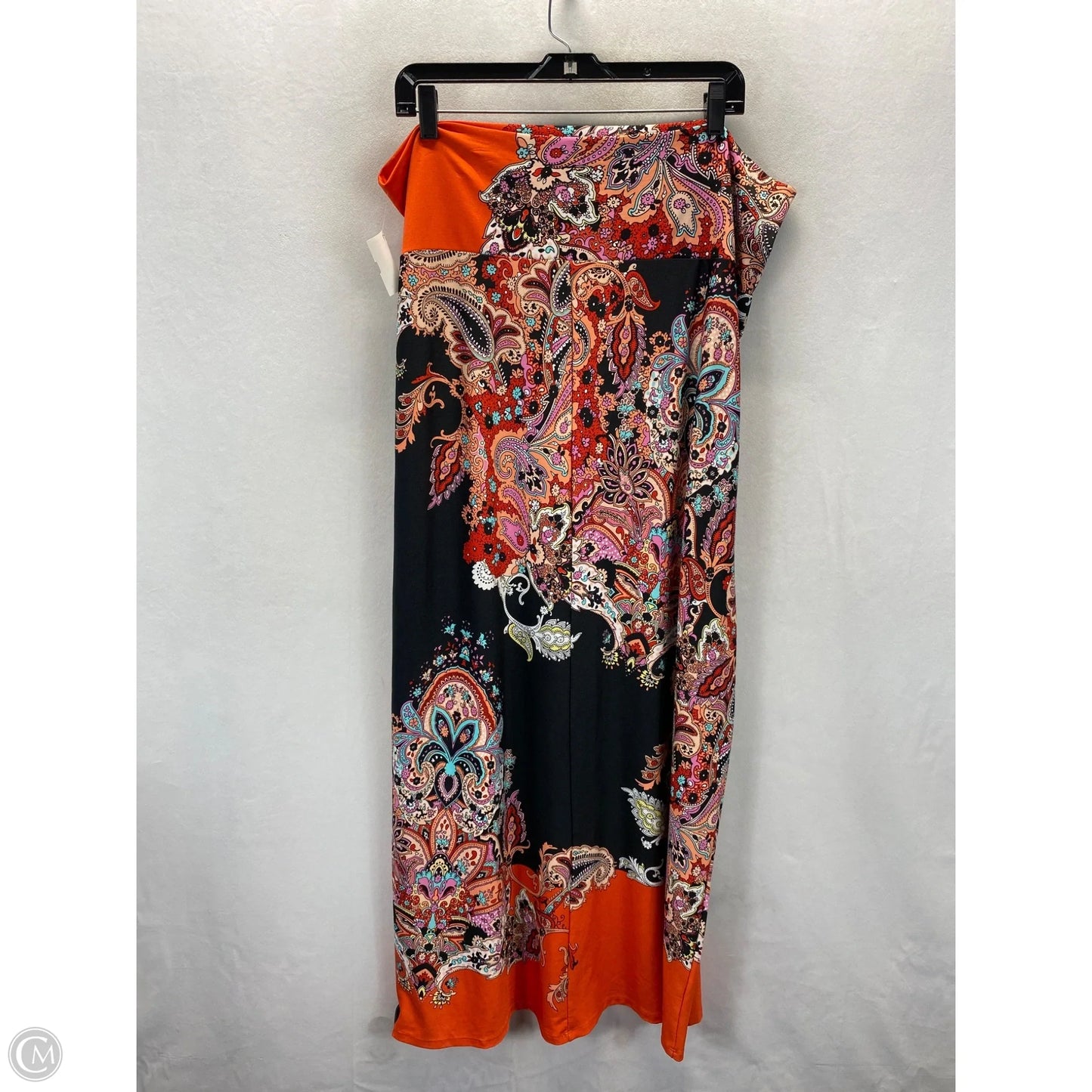 Skirt Maxi By Clothes Mentor In Paisley Print, Size: Xl