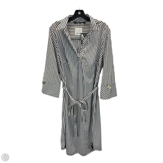 Dress Casual Midi By Mlle Gabrielle In Striped Pattern, Size: 1x