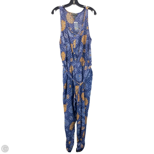 Jumpsuit By Forever 21 In Blue & Orange, Size: Xl
