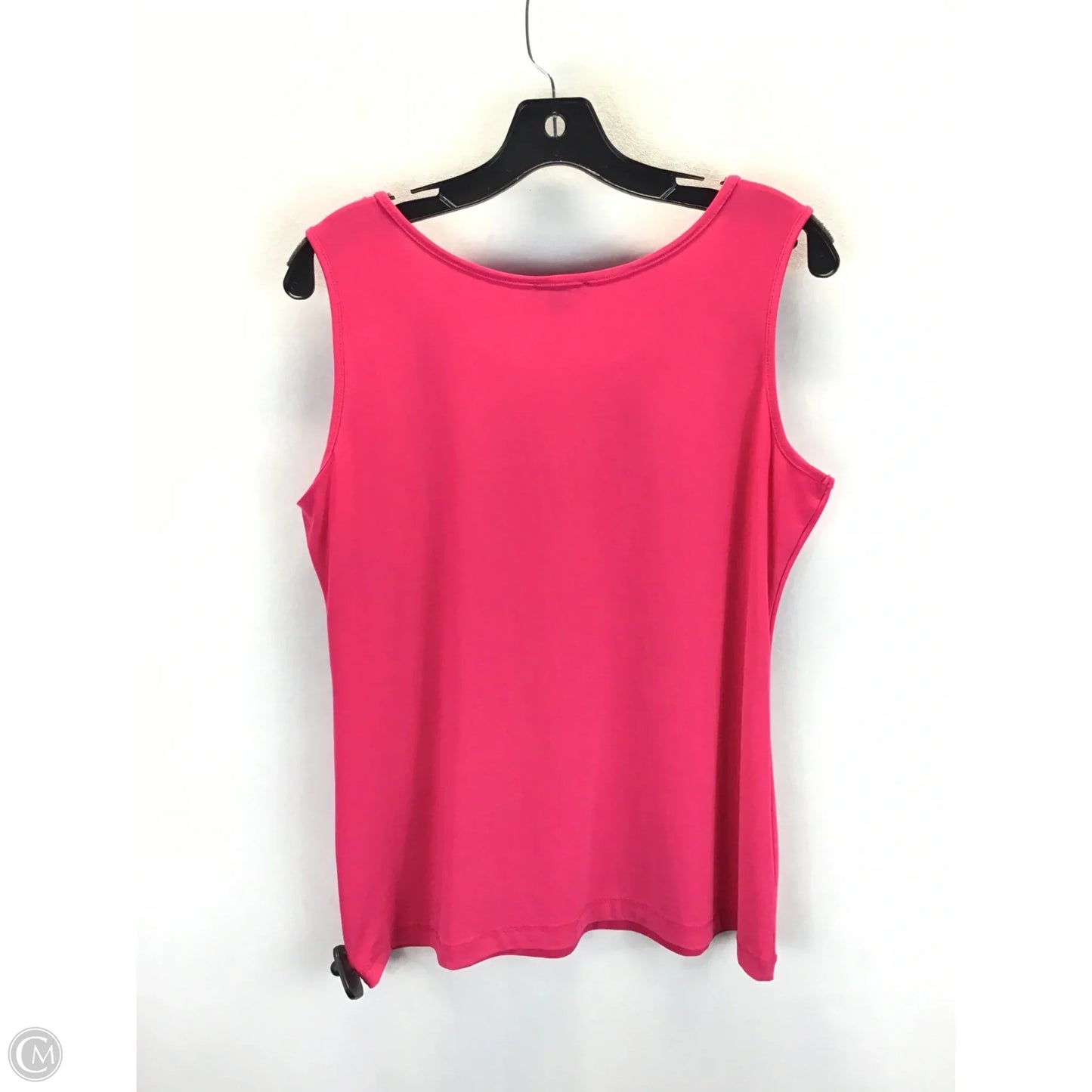Top Sleeveless By Iman Hsn In Pink, Size: L