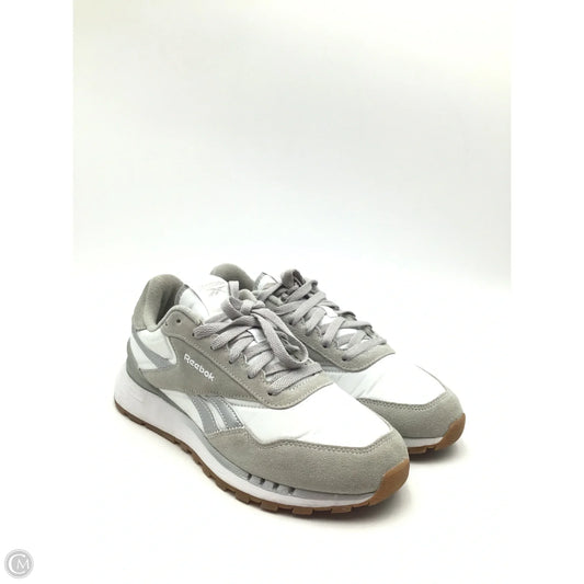 Shoes Sneakers By Reebok In Grey & White, Size: 9