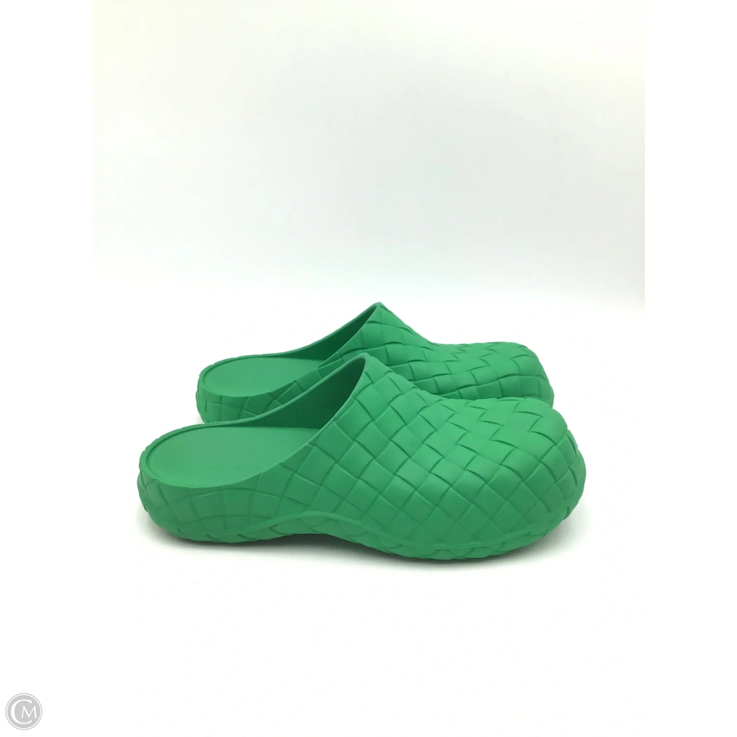 Shoes Luxury Designer By Bottega Veneta In Green, Size: 11