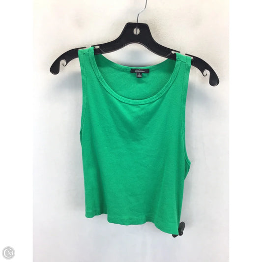 Top Sleeveless Basic By Ambiance Apparel In Green, Size: Xl