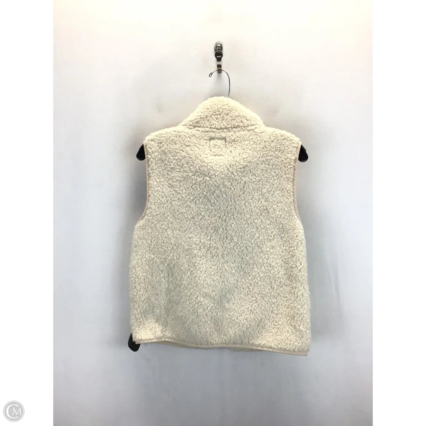 Vest Faux Fur & Sherpa By So In Cream, Size: M