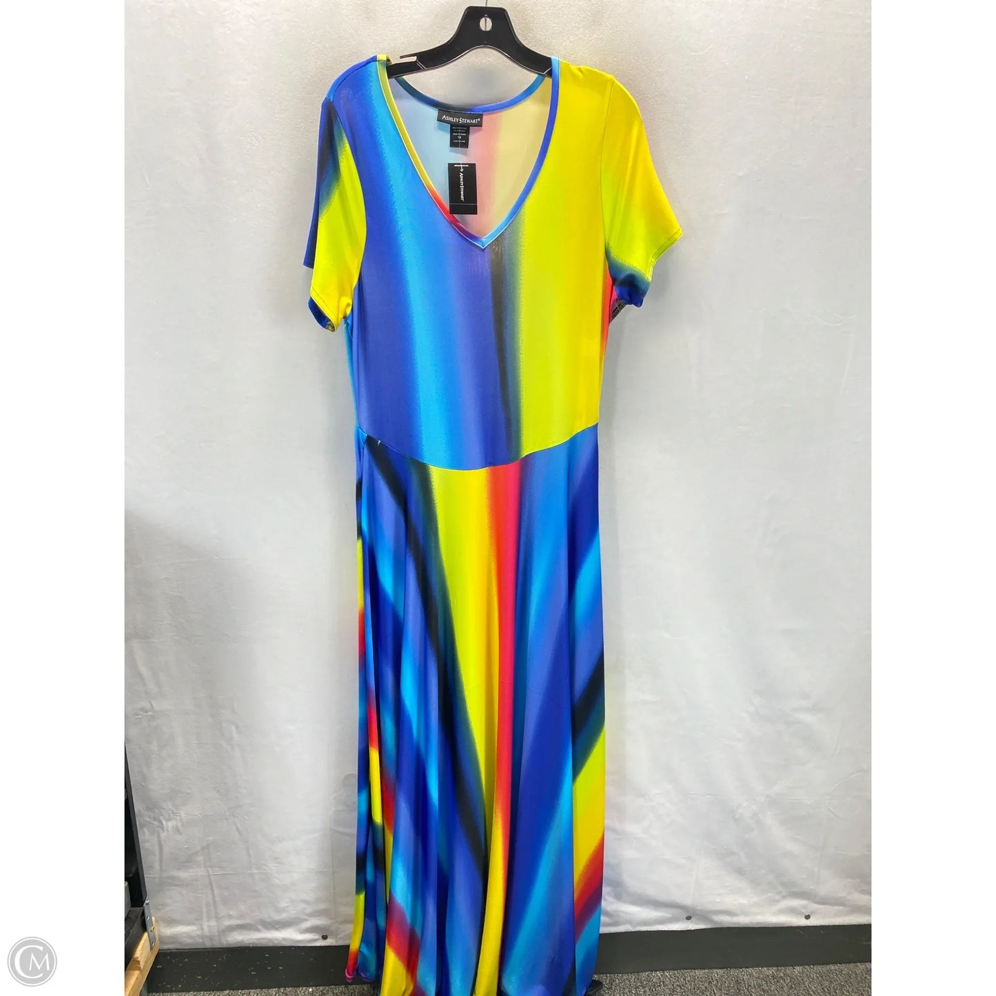 Dress Casual Maxi By Ashley Stewart In Multi-colored, Size: 12