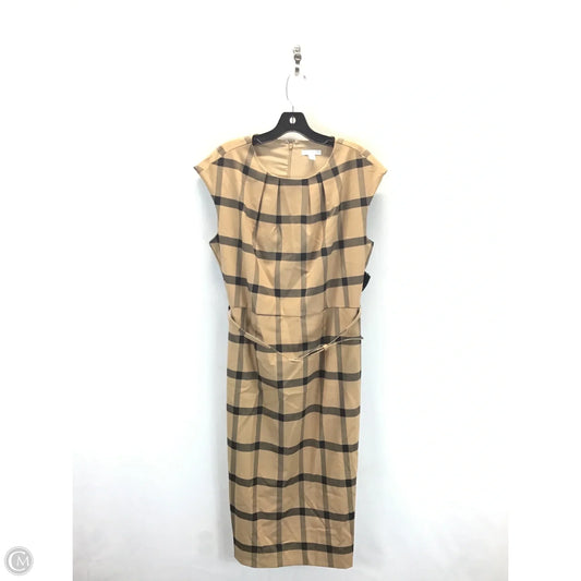 Dress Work By New York And Co In Black & Brown, Size: 14