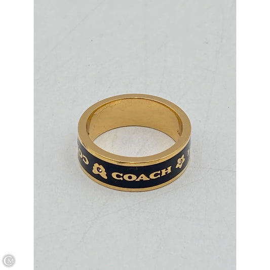 Ring Designer By Coach, Size: 8