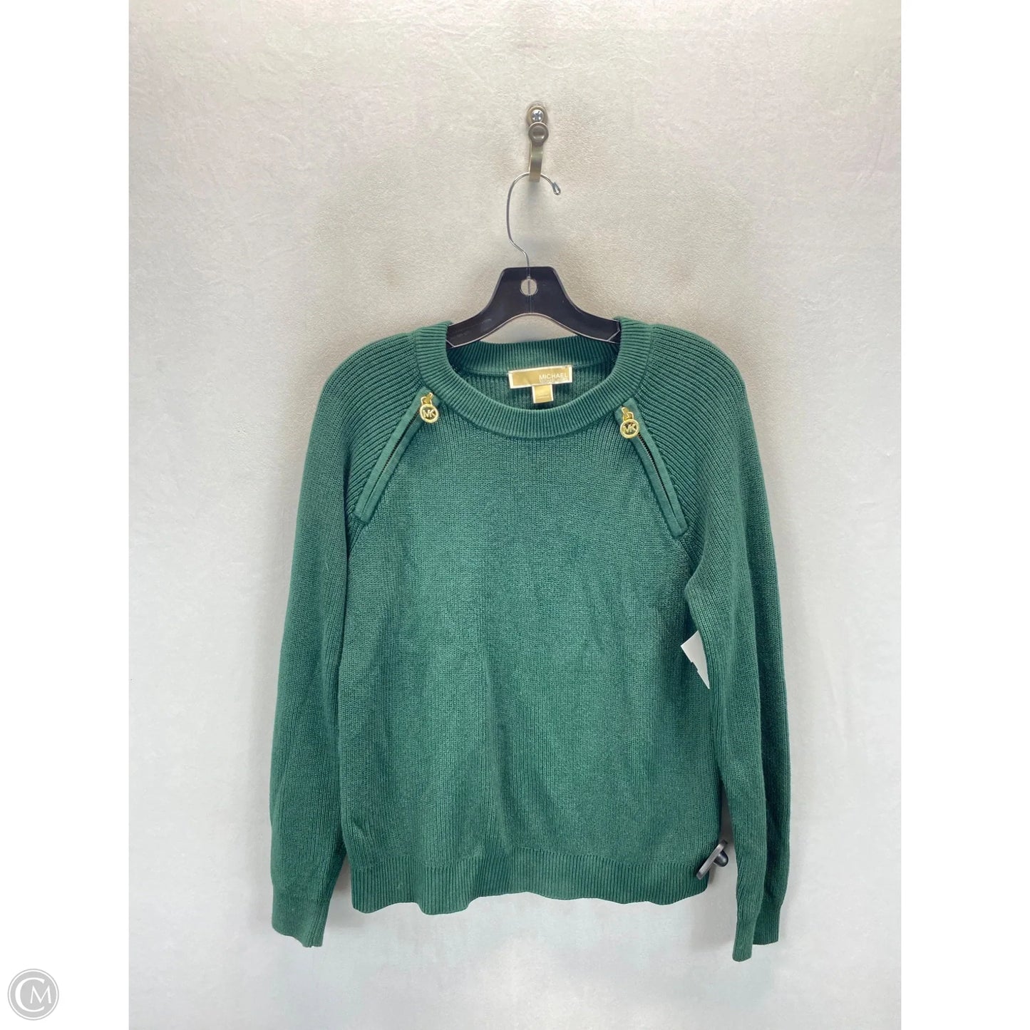 Sweater Designer By Michael Kors In Green, Size: S