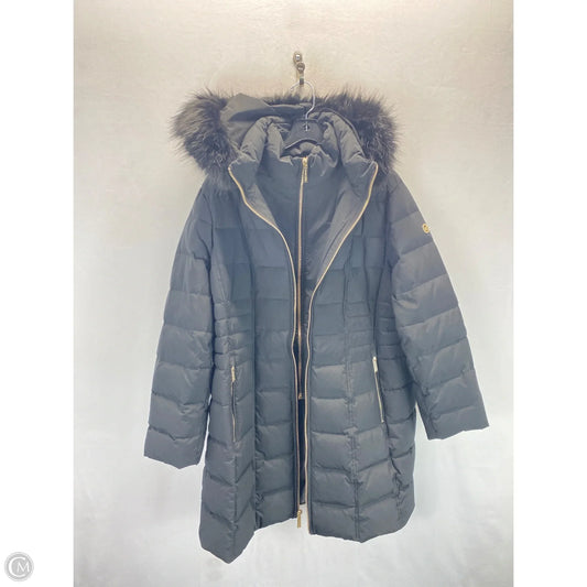 Coat Designer By Michael Kors In Black, Size: Xxl