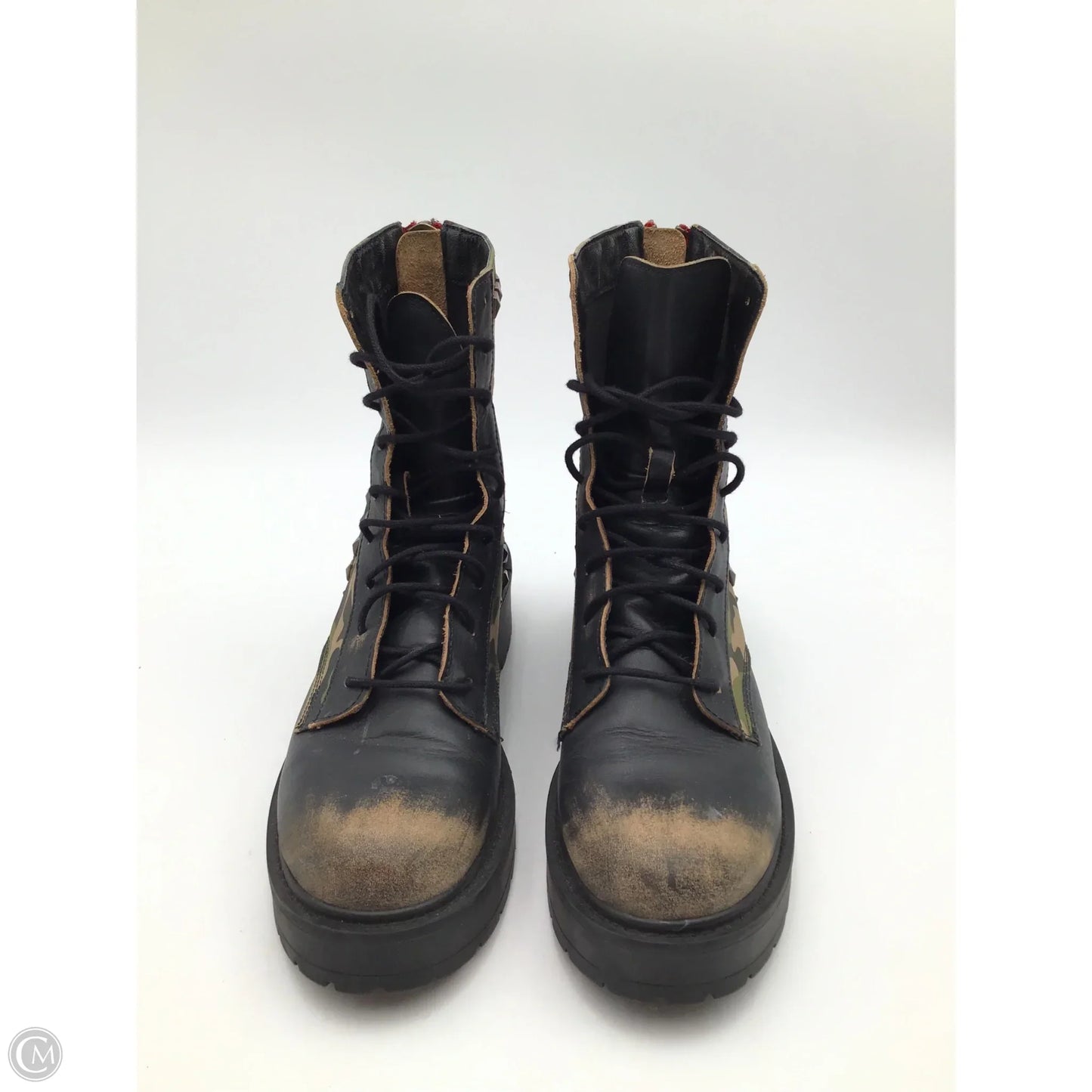 Boots Combat By Steve Madden In Camouflage Print, Size: 9