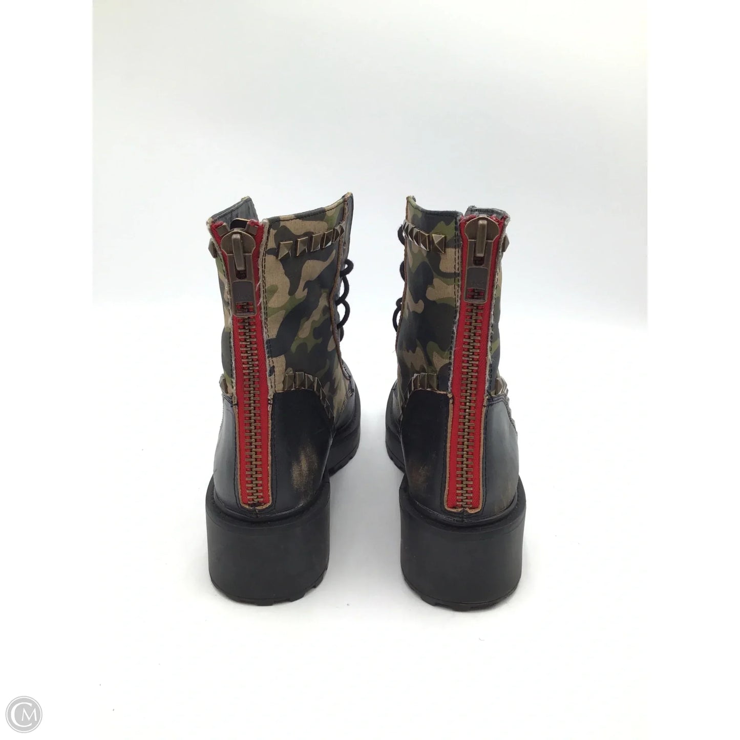 Boots Combat By Steve Madden In Camouflage Print, Size: 9