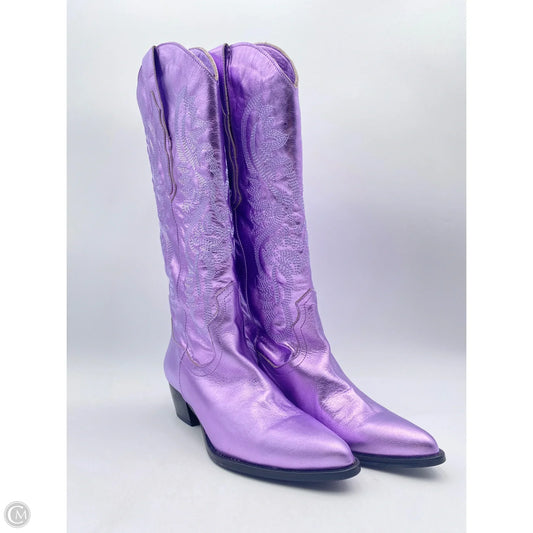 Boots Western By Aldo In Purple, Size: 10
