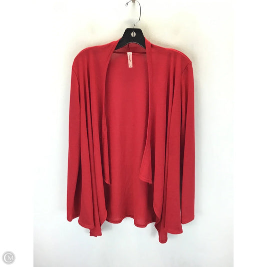 Cardigan By Clothes Mentor In Red, Size: M