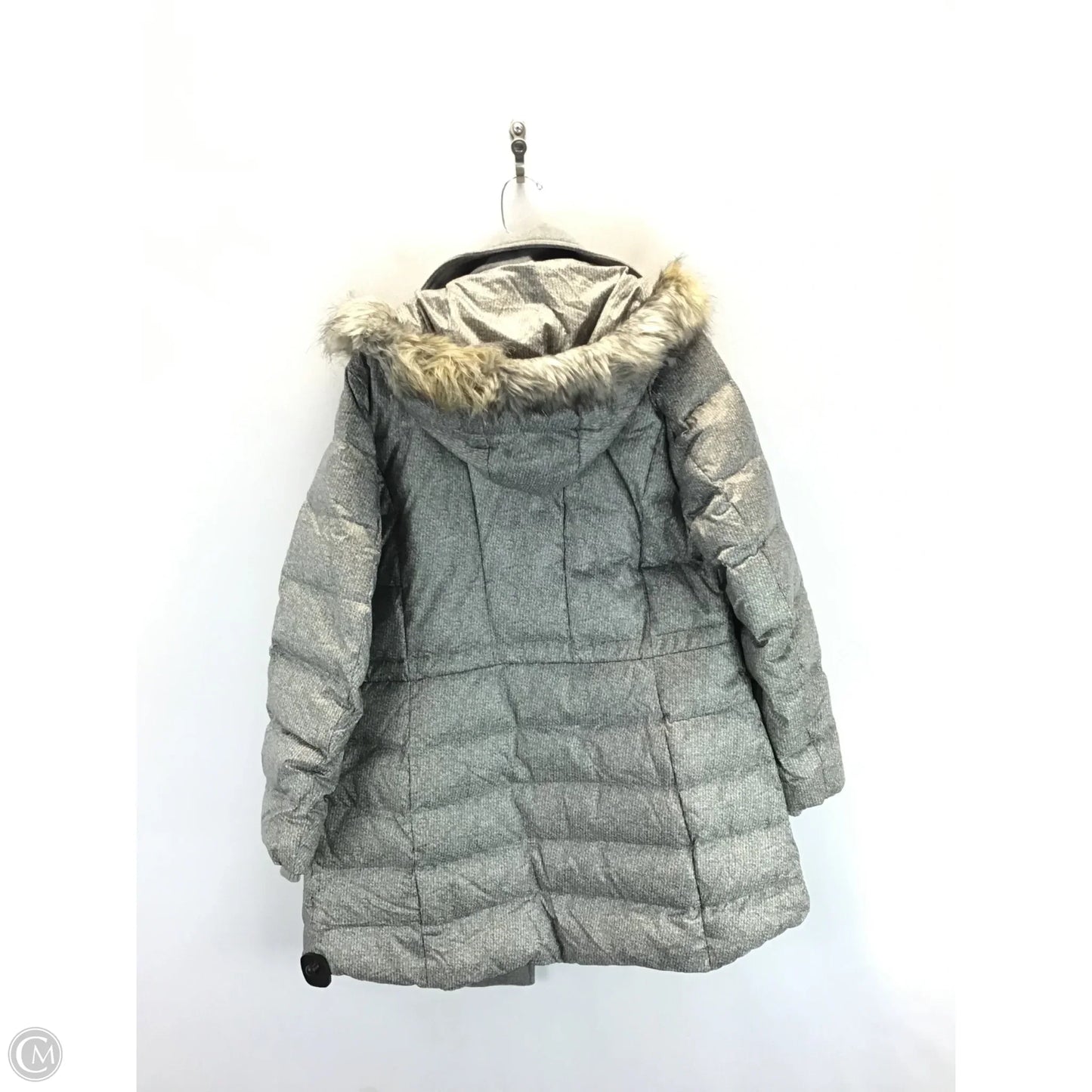 Coat Puffer & Quilted By Catherine Malandrino In Grey, Size: Xl