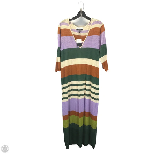 Dress Casual Midi By Eloquii In Multi-colored, Size: 1x
