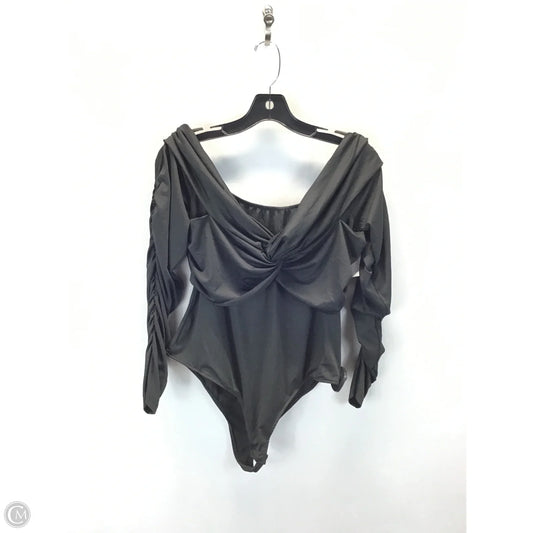 Bodysuit By Fashion Nova In Black, Size: Xl