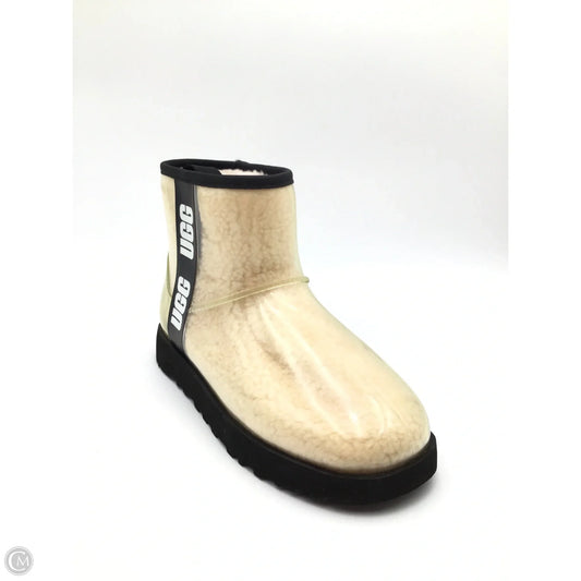 Boots Designer By Ugg In Black & Cream, Size: 9